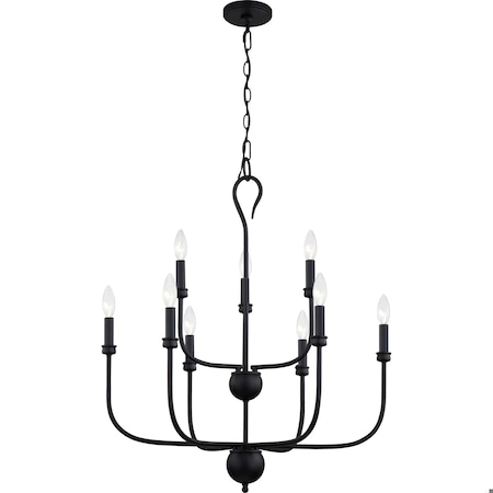 Quoizel Blanche Chandelier BLA5027MBK